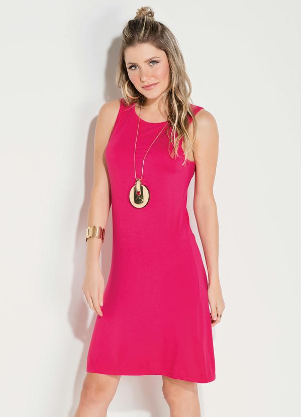 Quintess - Vestido Quintess Curto Pink