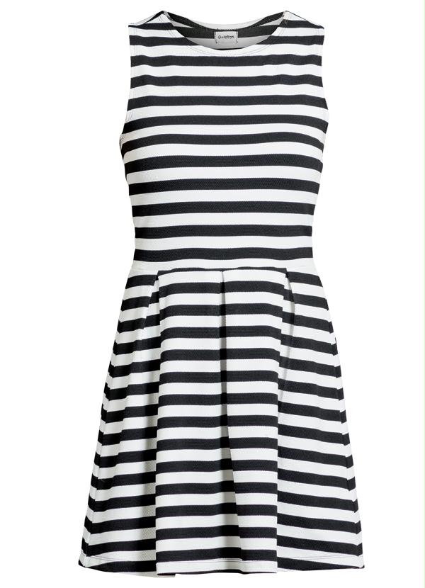 Quintess - Vestido Quintess Listrado sem Mangas 7