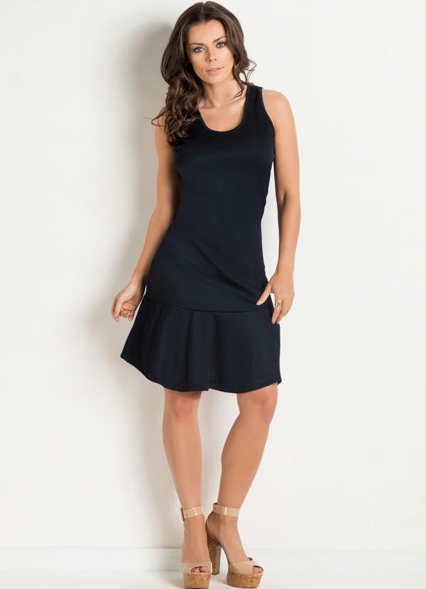 Outlet - Vestido Sino Preto 3
