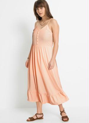 Queima Estoque - Vestido de Alcinha Amplo Creme - QUEIMA ESTOQUE