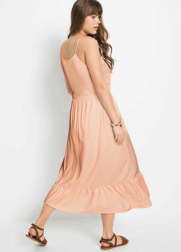 Queima Estoque - Vestido de Alcinha Amplo Creme 2