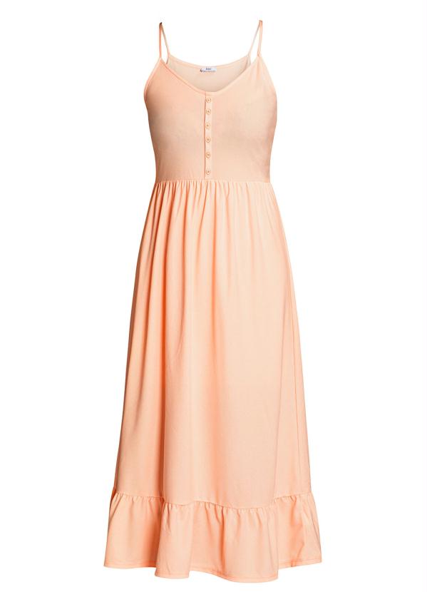 Queima Estoque - Vestido de Alcinha Amplo Creme 3