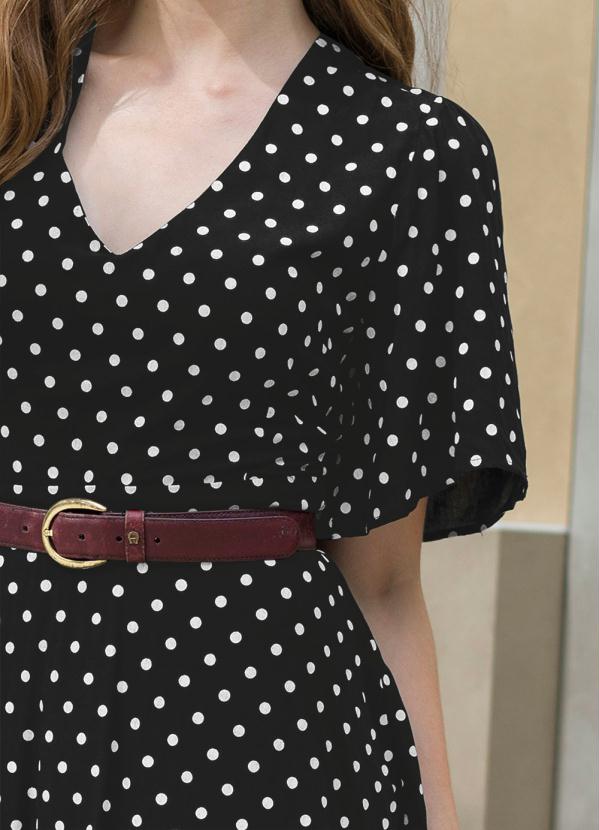 bonprix - Vestido Evasê Preto 4