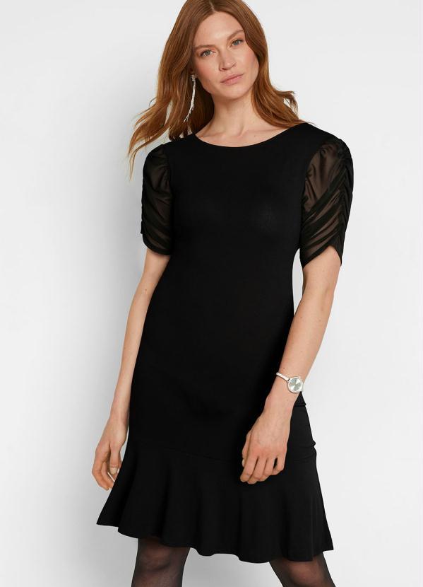 bonprix - Vestido Princesa Preto