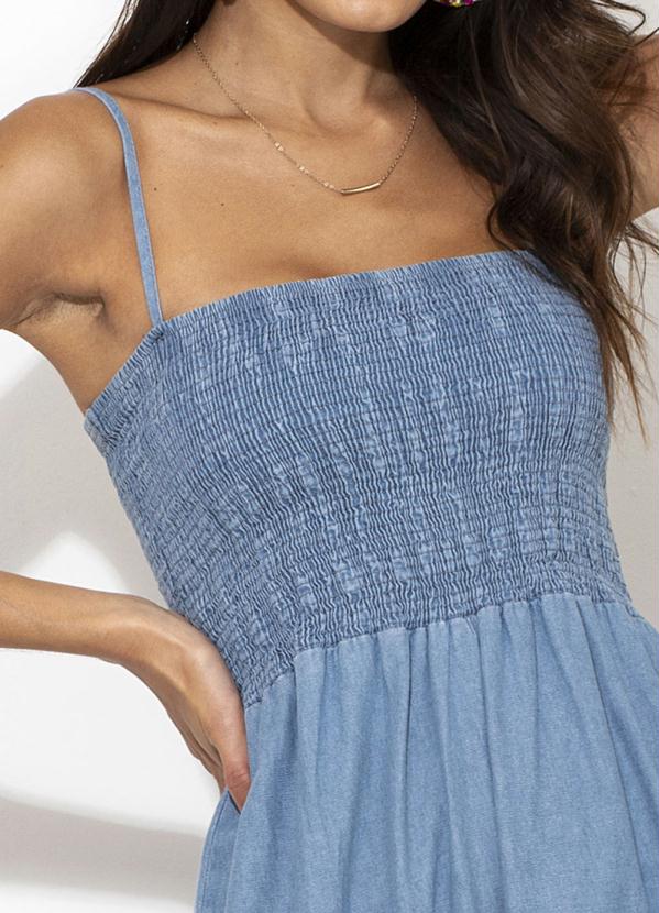 Colcci - Vestido Midi Jeans Azul 3