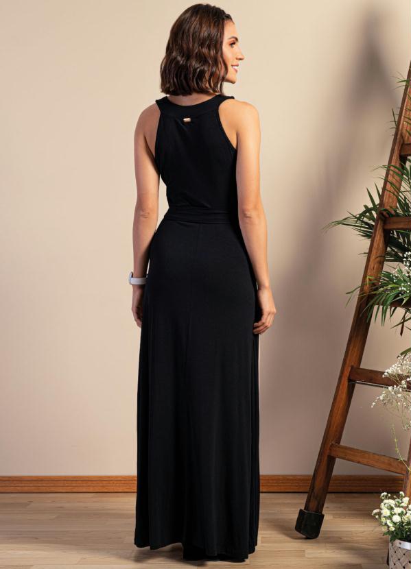 Quintess - Vestido Color Block Recortes Frontais 2