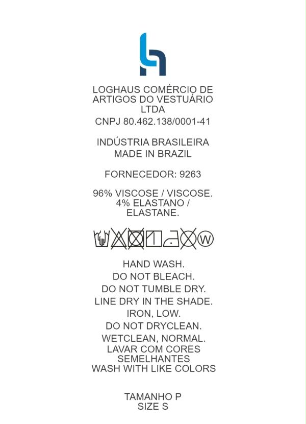 Quintess - Vestido Lenço Marinho em Viscose com Elastano 5