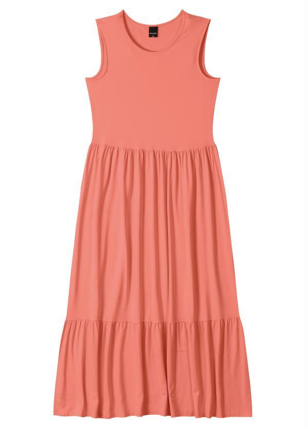 Coral - Vestido Longo