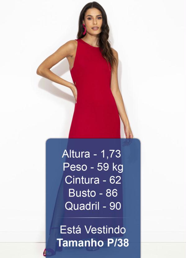 Forum - Vestido Longo de Malha Vermelho 5