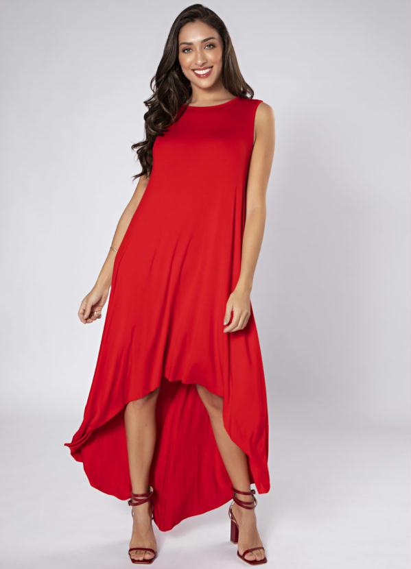 Vestido Mullet Vermelho - Preview