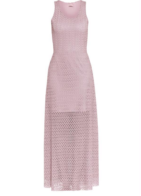 Quintess - Vestido Quintess Rose em Renda sem Mangas 5