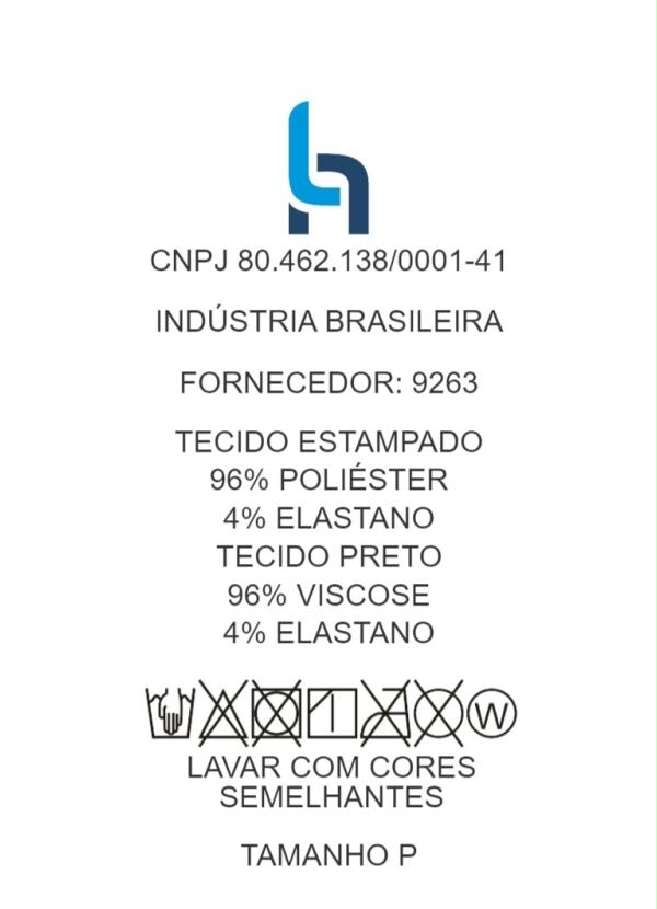 bonprix - Vestido com Amarração Preto e Floral Branco 6