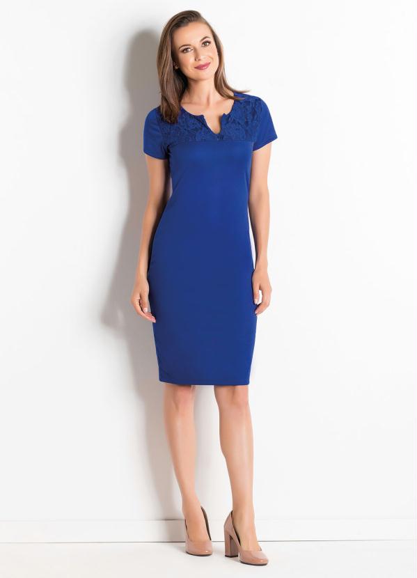 Outlet - Tubinho Midi Royal com Renda Moda Evangélica 4