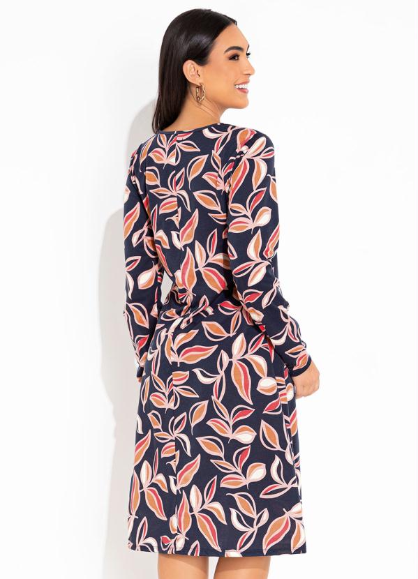 Rosalie - Vestido Marinho Evasê 2