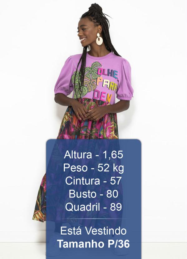 Farm - Vestido Midi de Malha Silk Olhe para Dentro Lilás 5