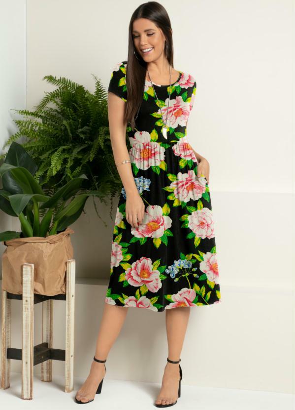 Clara | Vestido midi Floral