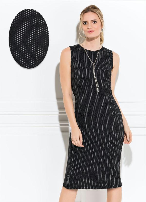 Quintess - Vestido Midi Poá