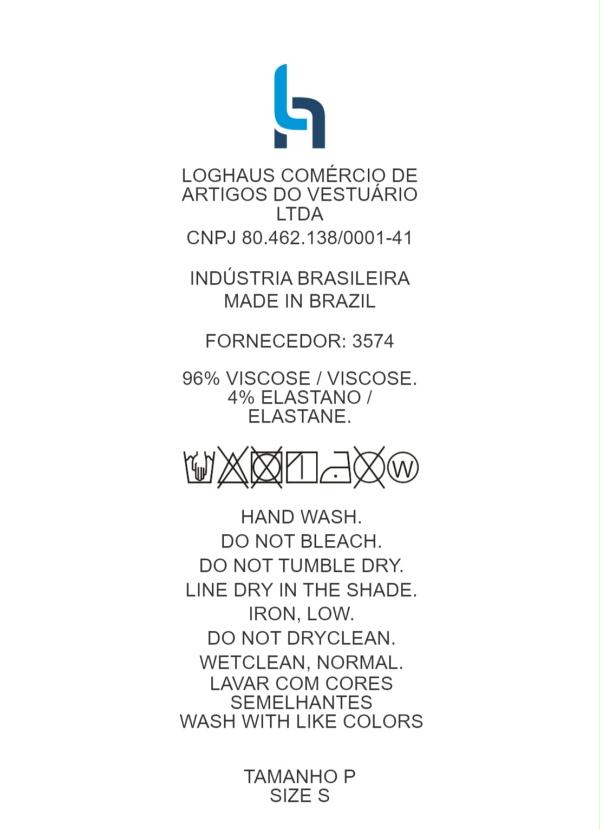 Quintess - Vestido Poá Abstrato Curto com Babado na Barra 5