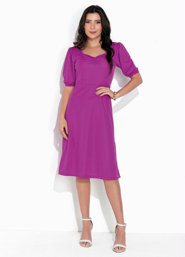 Rosalie - Vestido Rosa com Decote Princesa 4