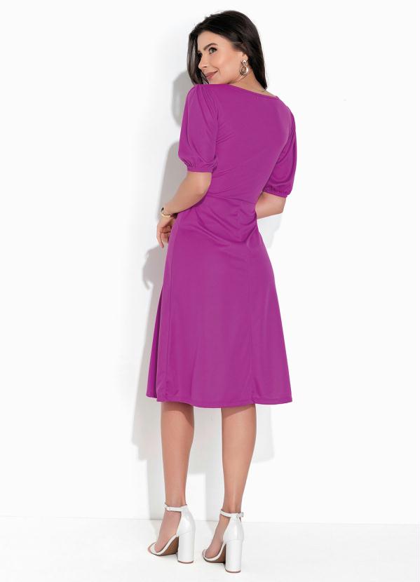 Rosalie - Vestido Rosa com Decote Princesa 5