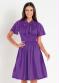 Rosalie - Vestido Rosa com Amarração - variação: Roxo