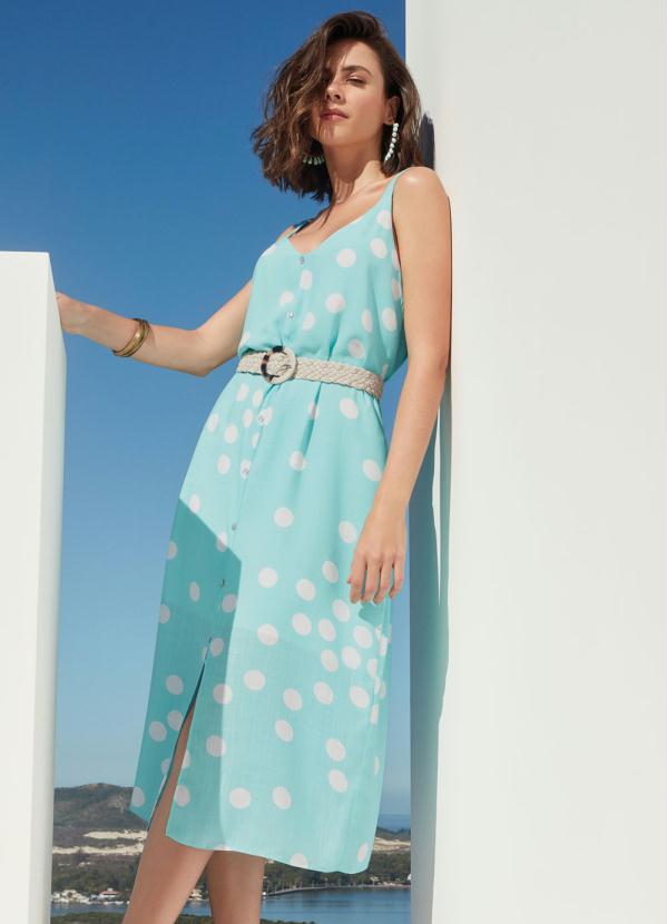 Ropa De Vestido Esprit Rayon Silk Tank Verde Claro Amarillo