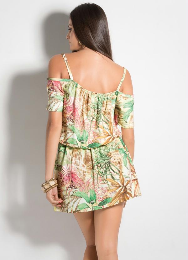 Quintess - Vestido Ciganinha Folhagens 2