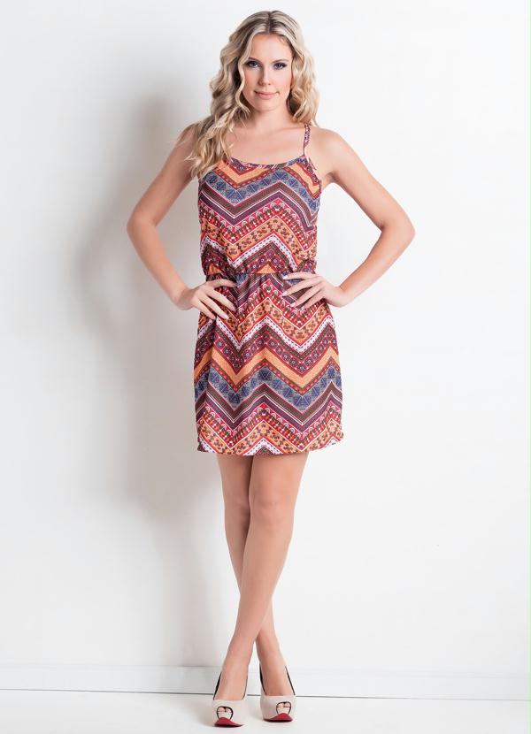 Outlet - Vestido de Alças Étnico 3