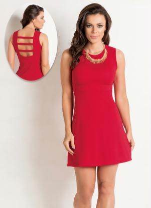 posthaus vestido vermelho