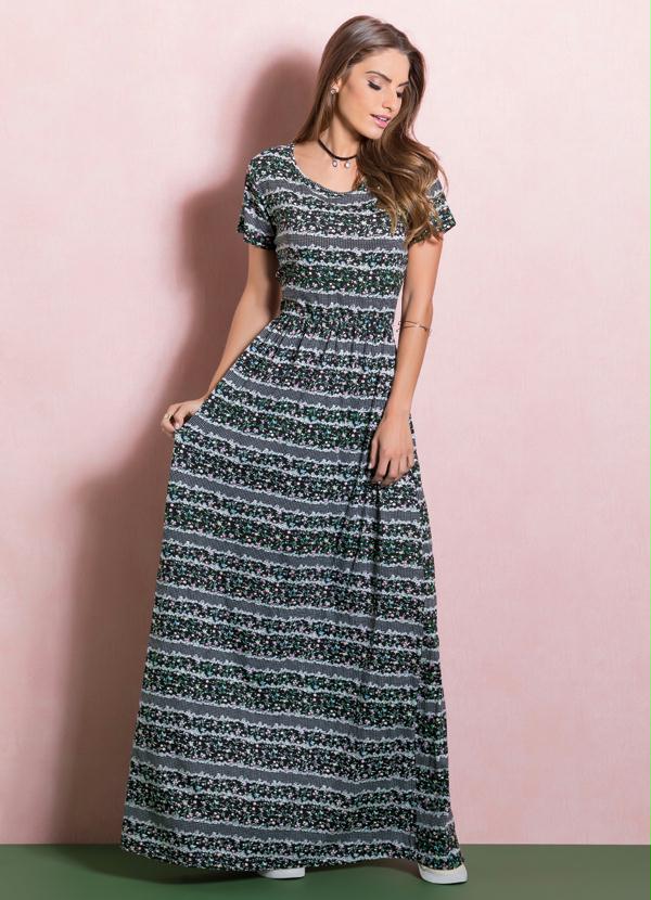 Vestido Floral Posthaus Vestidos Gestante Posthaus Vestido Longo