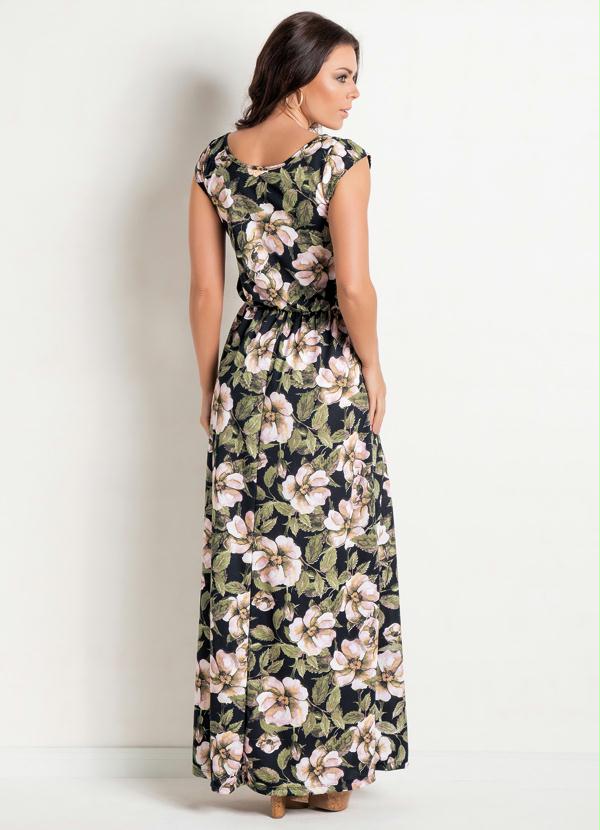 Outlet - Vestido Longo Floral 2