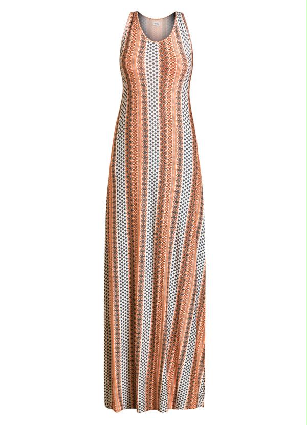Quintess - Vestido Longo Estampa Gravataria 5
