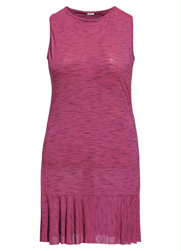 Quintess - Vestido com Babado na Barra Plus Size Rosa 5