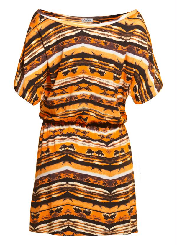 Quintess - Vestido Curto Estampa Étnica 7