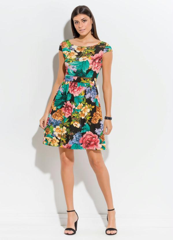 Quintess - Vestido Curto Floral 4