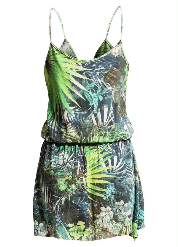 Quintess - Vestido de Alça Estampa Tropical 8
