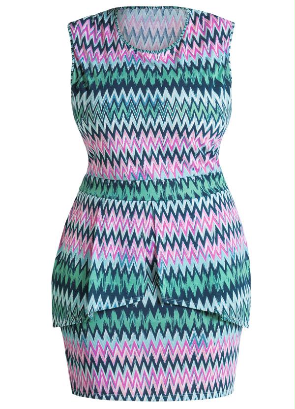 Marguerite - Vestido Estampa Étnica Plus Size 5