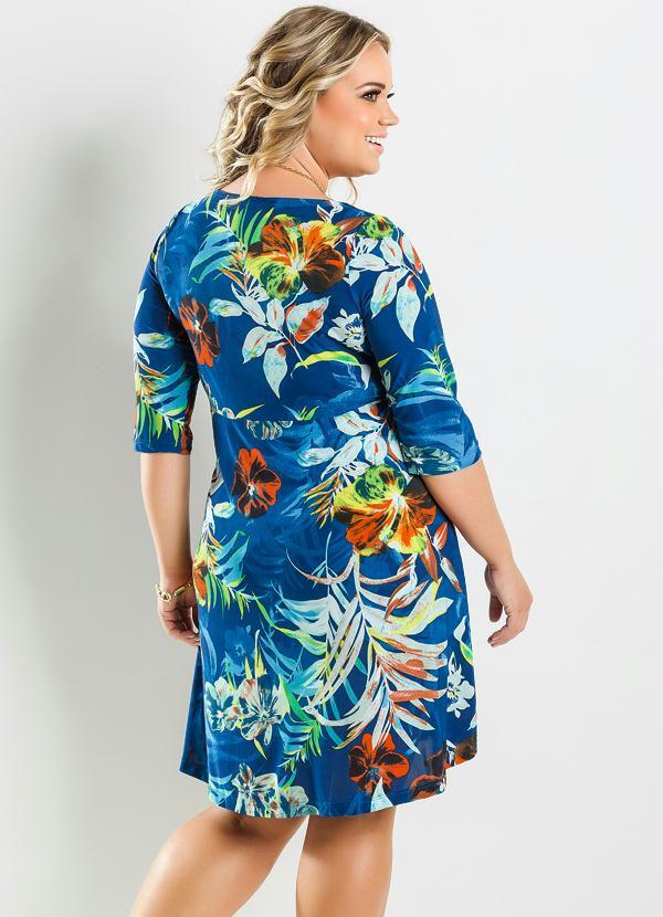 Marguerite - Vestido Estampa Floral Plus Size 2