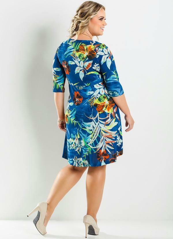 Marguerite - Vestido Estampa Floral Plus Size 4
