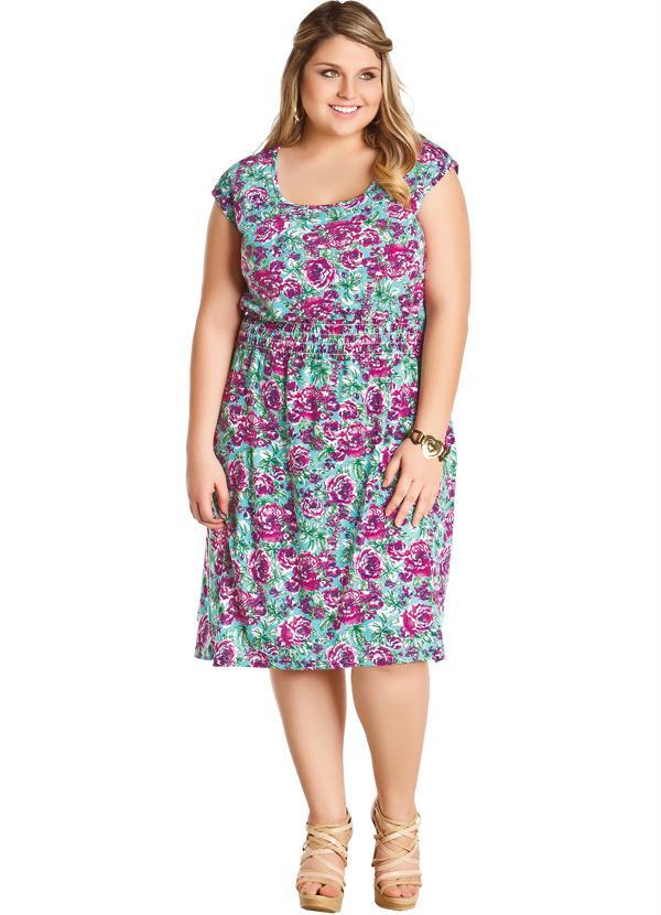 Marguerite - Vestido Estampado com Decote Redondo 3