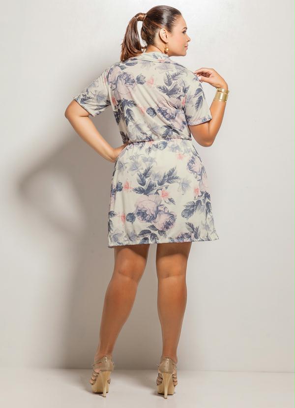 Marguerite - Vestido Estampado Plus Size Floral 4