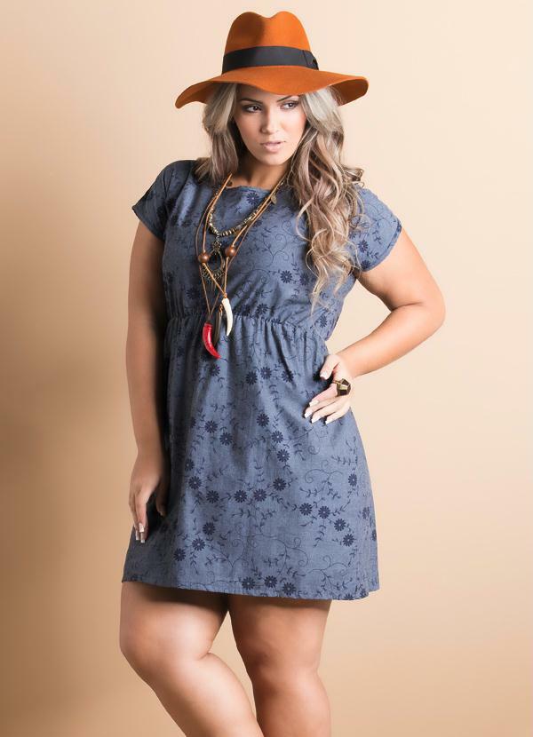 vestido country plus size