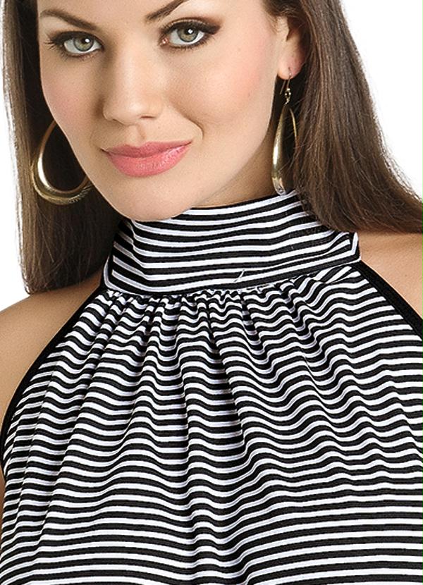 Moda Pop - Vestido Frente Única Preto 3