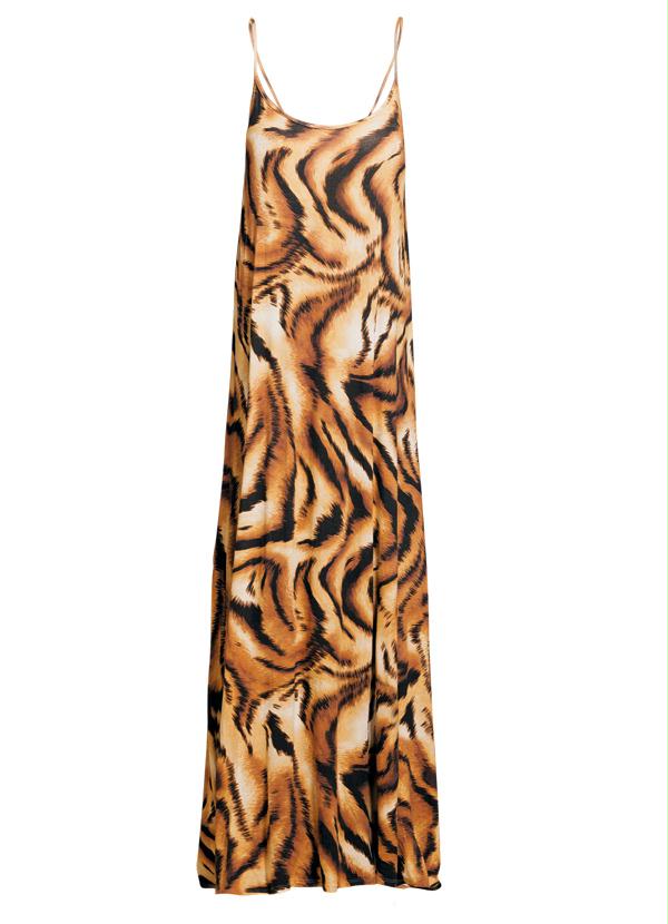 Quintess - Vestido Longo de Alça Animal Print 7