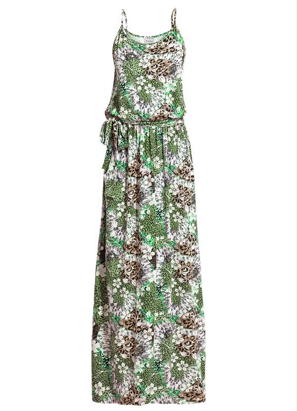 Quintess - Vestido Longo de Alça Estampado 7