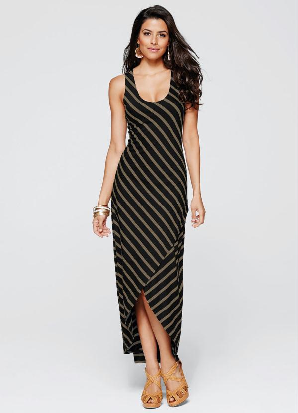 bonprix - Vestido Longo Preto