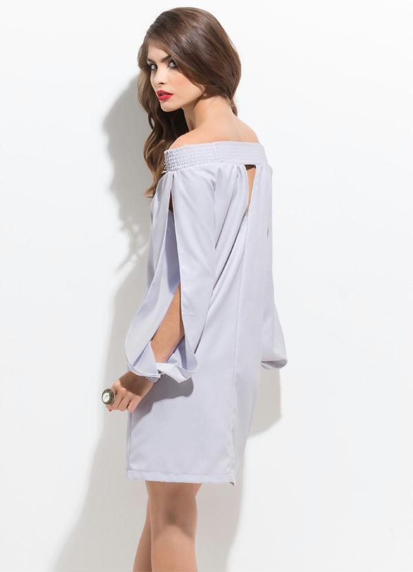 Multimarcas - Vestido Ombro a Ombro Bege 2