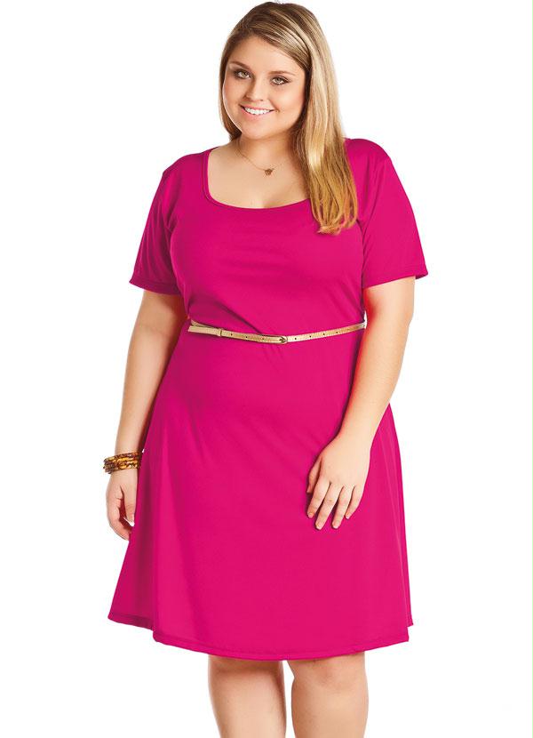 Marguerite - Vestido Pink Modelo Evasê