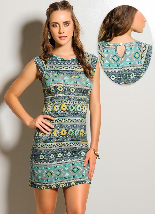 Vestido Tubinho Quintess Vestidos Alfaiataria Vestido De Tricoline