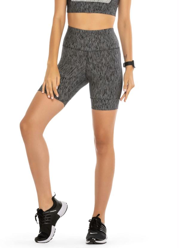 Enfim - Bermuda Cinza Chumbo em Malha Power